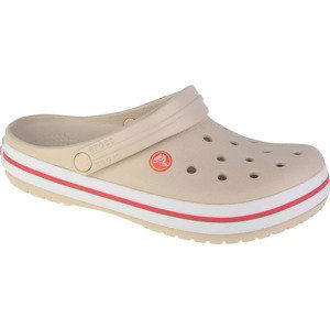 SMETANOVÉ DÁMSKÉ PANTOFLE CROCS CROCKBAND 11016-1AS Velikost: ONE SIZE