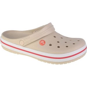 SMETANOVÉ DÁMSKÉ PANTOFLE CROCS CROCKBAND 11016-1AS Velikost: 39/40