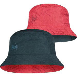 ČERNO-ČERVENÝ OBOUSTRANNÝ KLOBOUK BUFF TRAVEL BUCKET HAT S/M 1172044252000 Velikost: ONE SIZE