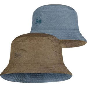 BÉŽOVO-ŠEDÝ OBOUSTRANNÝ KLOBOUK BUFF TRAVEL BUCKET HAT S/M 1225927072000 Velikost: ONE SIZE