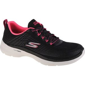 ČERNÉ DÁMSKÉ TENISKY SKECHERS GO WALK 6 - STUNNING GLOW 124554-BKHP Velikost: 39