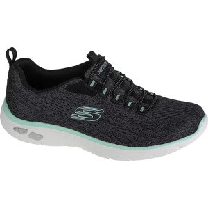 ČERNÉ DÁMSKÉ TENISKY SKECHERS EMPIRE D'LUX-LIVELY WIND 12824-BKAQ Velikost: 37