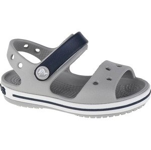 ŠEDÉ SANDÁLY CROCS CROCBAND SANDAL KIDS 12856-01U Velikost: 34/35