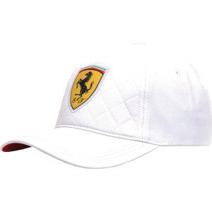 BÍLÁ KŠILTOVKA FERRARI SF FW QUILT CAP 130181044-200 Velikost: ONE SIZE