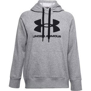 ŠEDÁ MIKINA UNDER ARMOUR RIVAL FLEECE LOGO HOODIE 1356318-035 Velikost: XS