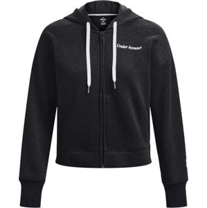 UNDER ARMOUR ESSENTIAL FLEECE SCRIPT FZ HOODIE 1374106-001 Velikost: S