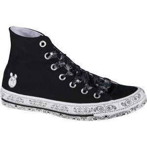 ČERNÉ DÁMSKÉ TENISKY CONVERSE X MILEY CYRUS CHUCK TAYLOR HI ALL STAR 162234C Velikost: 43