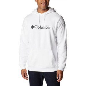 BÍLÁ MIKINA S KAPUCÍ COLUMBIA CSC BASIC LOGO II HOODIE 1681664106 Velikost: L