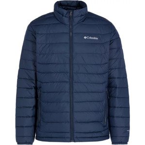 TMAVĚ MODRÁ PÁNSKÁ BUNDA COLUMBIA POWDER LITE JACKET 1698001467 Velikost: L