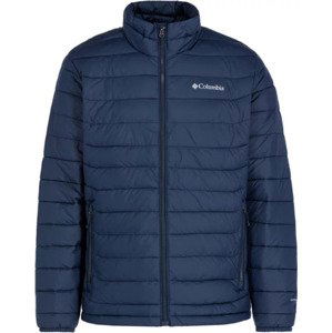 TMAVĚ MODRÁ PÁNSKÁ BUNDA COLUMBIA POWDER LITE JACKET 1698001467 Velikost: S