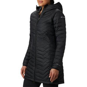 ČERNÁ DLOUHÁ BUNDA COLUMBIA POWDER LITE MID JACKET 1748311011 Velikost: M