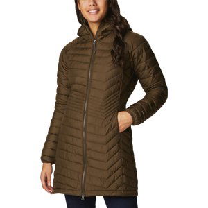 DLOUHÁ DÁMSKÁ KHAKI BUNDA COLUMBIA POWDER LITE MID JACKET 1748311319 Velikost: L