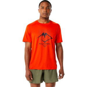 ORANŽOVÉ PÁNSKÉ TRIČKO ASICS FUJITRAIL LOGO SS TOP TEE 2011C381-800 Velikost: L