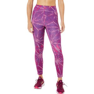 RŮŽOVÉ VZOROVANÉ DÁMSKÉ LEGÍNY ASICS SAKURA AOP TIGHT 2012C233-501 Velikost: L