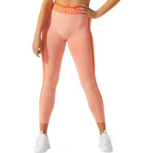 ORANŽOVÉ DÁMSKÉ LEGÍNY ASICS W CROPPED LOGO SEAMLESS TIGHT 2032B789-800 Velikost: L