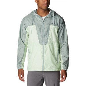 SVĚTLE ZELENÁ VĚTROVÁ BUNDA COLUMBIA TRAIL TRAVELER WINDBREAKER JACKET 2036873318 Velikost: M