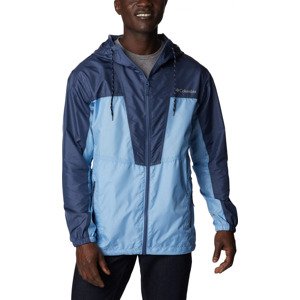 MODRÁ VĚTROVÁ BUNDA COLUMBIA TRAIL TRAVELER WINDBREAKER JACKET 2036873430 Velikost: L