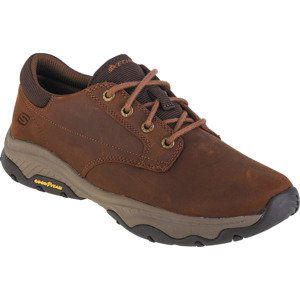 HNĚDÉ KOŽENÉ BOTY SKECHERS CRASTER-FENZO 204716-CDB Velikost: 41