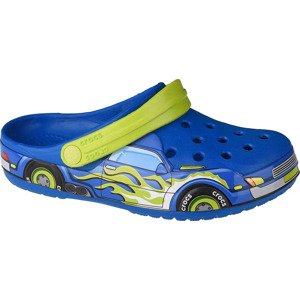 MODRÉ CHLAPECKÉ NAZOUVÁKY CROCS FUN LAB TRUCK BAND CLOG 207074-4JL Velikost: ONE SIZE