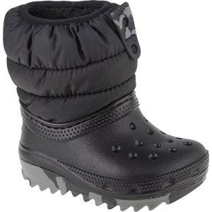 ČERNÉ DĚTSKÉ SNĚHULE CROCS CLASSIC NEO PUFF BOOT TODDLER 207683-001 Velikost: ONE SIZE