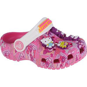 RŮŽOVÉ DÍVČÍ TENISKY CROCS HELLO KITTY AND FRIENDS CLASSIC CLOG 208025-680 Velikost: 24/25