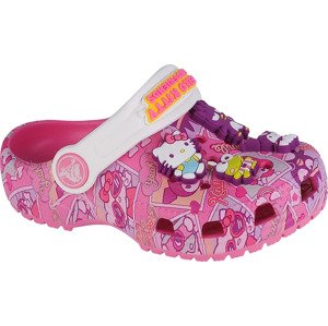 RŮŽOVÉ DÍVČÍ TENISKY CROCS HELLO KITTY AND FRIENDS CLASSIC CLOG 208025-680 Velikost: 25/26