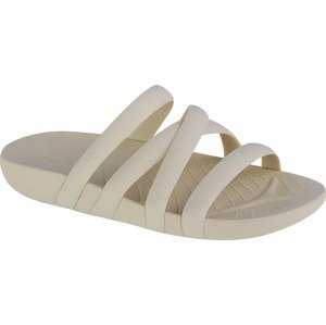 BÉŽOVÉ DÁMSKÉ PANTOFLE CROCS SPLASH STRAPPY SANDAL 208217-2Y2 Velikost: 38/39