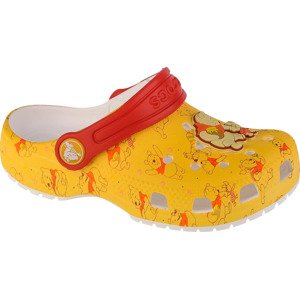 ŽLUTÉ DĚTSKÉ NAZOUVÁKY CROCS CLASSIC DISNEY WINNIE THE POOH T CLOG 208358-94S Velikost: 24/25