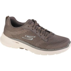 HNĚDÉ PÁNSKÉ TENISKY SKECHERS GO WALK 6 AVALO 216209-TPE Velikost: 45