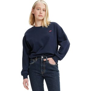 TMAVĚ MODRÁ MIKINA LEVI'S STANDARD CREW HOODIE 246880027 Velikost: M