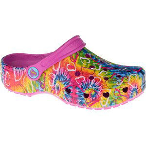 BAREVNÉ DÍVČÍ NAZOUVÁKY SKECHERS HEART CHARMER HYPER GROOVE 302155L-MLT Velikost: 27.5