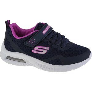 TMAVĚ MODRÉ DÍVČÍ TENISKY SKECHERS MICROSPEC MAX 302377L-NVY Velikost: 28