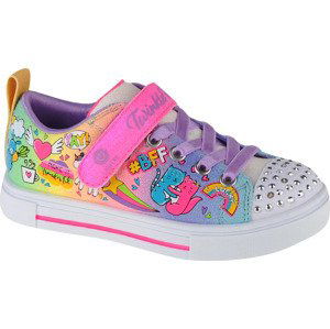 Barevné svítící tenisky Skechers Twinkle Sparks - BFF Magic 314786L-MLT Velikost: 31