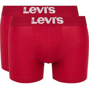 ČERVENÁ SADA BOXEREK LEVI'S BOXER 2 PAIRS BRIEFS 37149-0185 Velikost: M