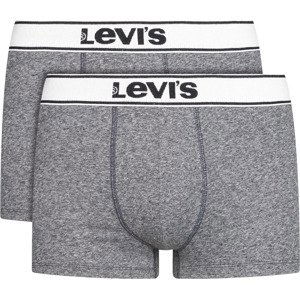 ŠEDÁ SADA BOXEREK LEVI'S TRUNK 2 PAIRS BRIEFS 37149-0388 Velikost: M