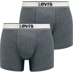 ŠEDÁ SADA BOXEREK LEVI'S BOXER 2 PAIRS BRIEFS 37149-0399 Velikost: L