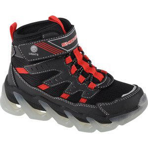 ČERNÉ KOTNÍKOVÉ SVÍTÍCÍ BOTY SKECHERS MEGA SURGE 400131L-BKRD Velikost: 27