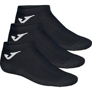 ČERNÉ PONOŽKY JOMA INVISIBLE 3PPK SOCKS 400781-100 Velikost: 43-46