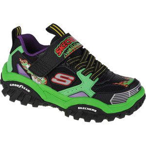 ČERNO-ZELENÉ CHLAPECKÉ TENISKY SKECHERS TURBO SPEED 403760L-BKMT Velikost: 27