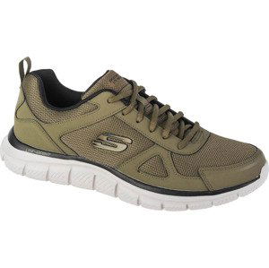 KHAKI PÁNSKÉ TENISKY SKECHERS TRACK-SCLORIC 52631-OLBK Velikost: 42.5