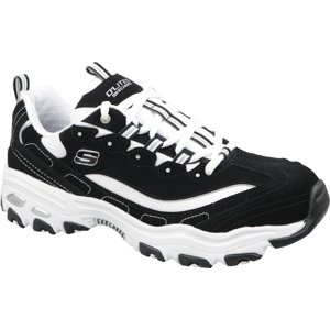 ČERNO-BÍLÉ PÁNSKÉ TENISKY SKECHERS D LITES 52675-BKW Velikost: 44