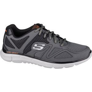 ŠEDÉ PÁNSKÉ TENISKY SKECHERS SATISFACTION-FLASH POINT 58350-CCOR Velikost: 40