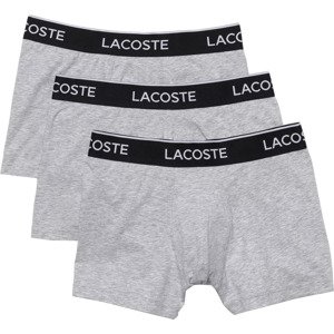 SVĚTLE ŠEDÁ SADA BOXEREK LACOSTE 3-PACK BOXER BRIEFS 5H3389-CCA Velikost: S