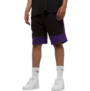 ČERNO-FIALOVÉ KRAŤASY NEW ERA NBA COLOUR BLOCK SHORT LAKERS 60416375 Velikost: M