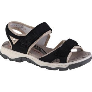 ČERNÉ DÁMSKÉ SPORTOVNÍ SANDÁLY RIEKER SANDALS 68891-14 Velikost: 36