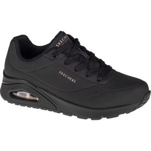 ČERNÉ DÁMSKÉ TENISKY SKECHERS UNO-STAND ON AIR 73690-BBK Velikost: 41