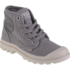 ŠEDÉ DÁMSKÉ KOTNÍKOVÉ TENISKY PALLADIUM PAMPA HI 92352-071-M Velikost: 36