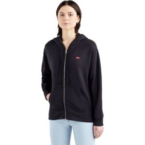 ČERNÁ MIKINA LEVI'S STANDARD ZIP HOODIE A07770007 Velikost: M