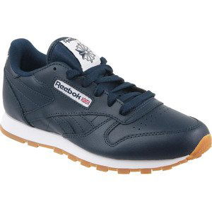 TMAVĚ MODRÉ DĚTSKÉ TENISKY REEBOK CLASSIC LEATHER AR1312 Velikost: 36.5