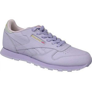 FIALOVÉ DĚTSKÉ TENISKY REEBOK CLASSIC LEATHER METALLIC BD5543 Velikost: 35